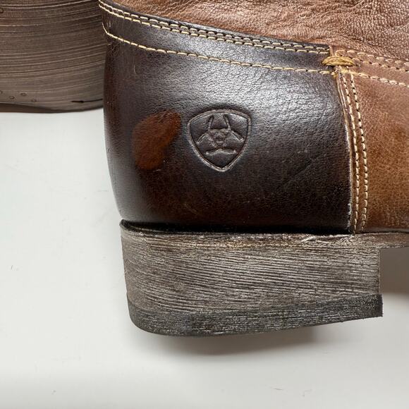 Ariat Paragon Riding Boot Brown Leather Knee-High Boots Women's 7.5B Leather EUC - Picture 11 of 16